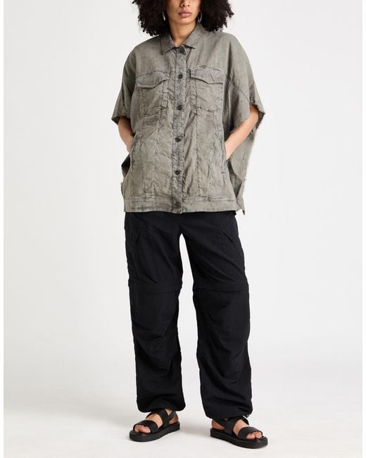Masnada Gray Jacket Cotton, Linen, Elastane