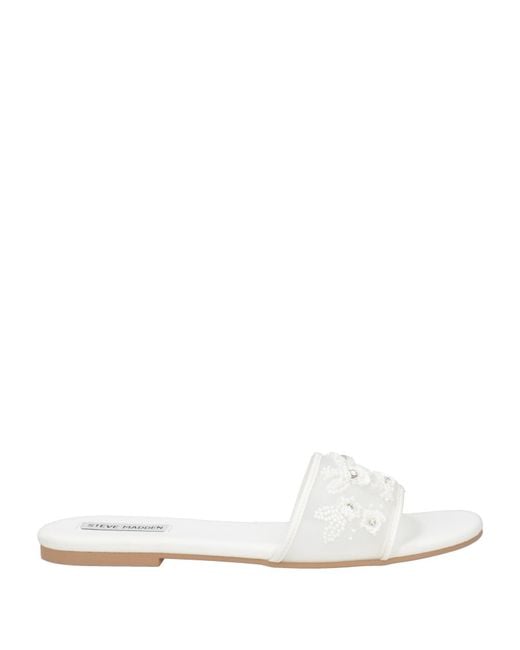 Steve Madden White Sandale
