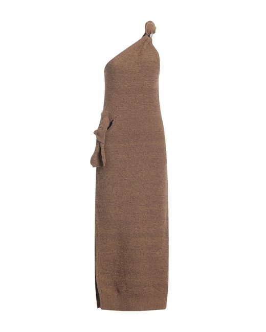 Robe longue Jacquemus en coloris Brown