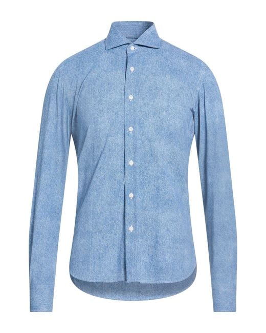 Camisa Orian de hombre de color Blue