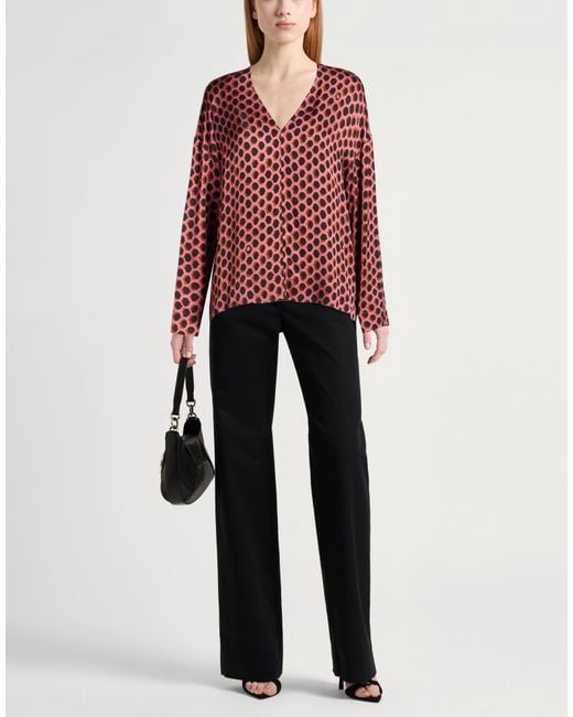 Ottod'Ame Red Caring Top Viscose