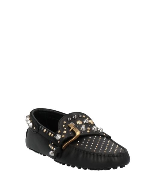 Tod's Black Loafers