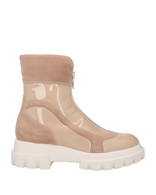 Agl Attilio Giusti Leombruni Natural Ankle Boots Leather