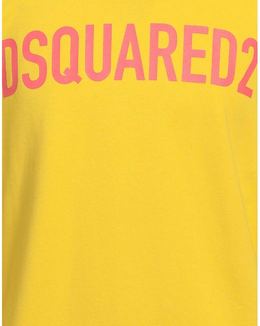 DSquared² Yellow Sweatshirt for men