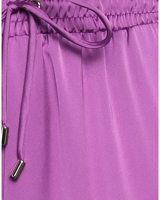 Liu Jo Purple Pants Polyester