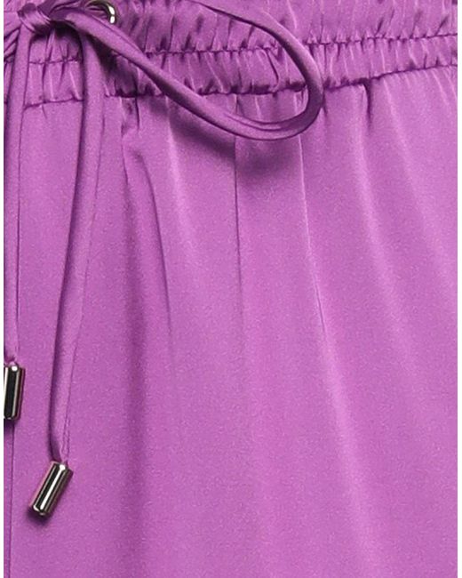 Liu Jo Purple Pants Polyester
