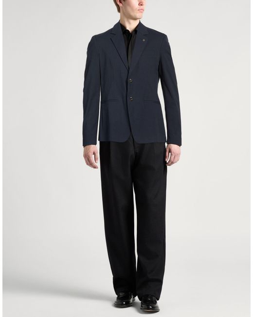 Officina 36 Blue Blazer for men