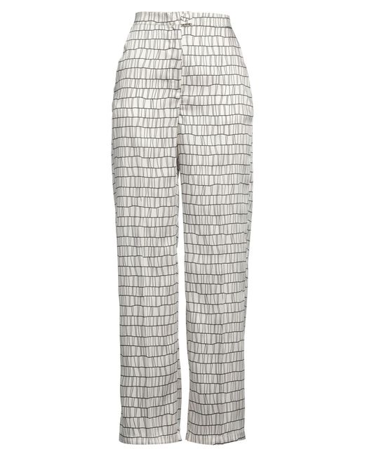 Marella Gray Pants Polyester