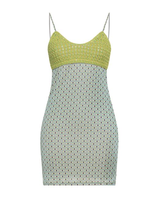 ME FUI Green Mini Dress