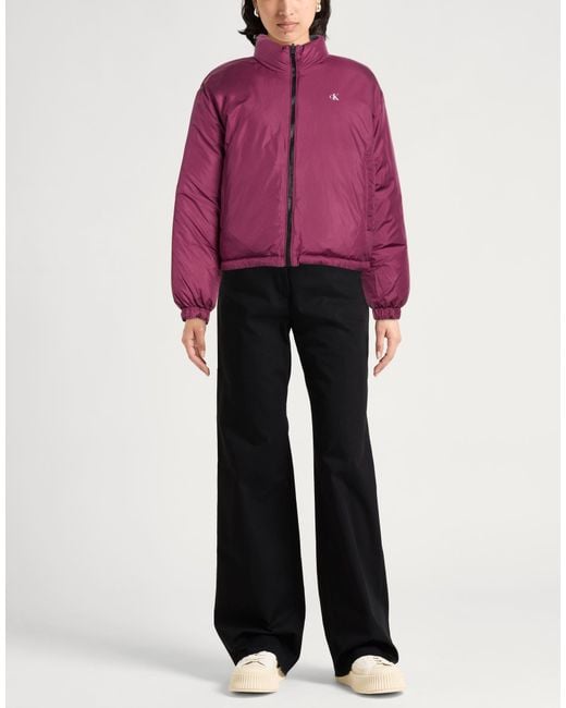Calvin Klein Purple Puffer