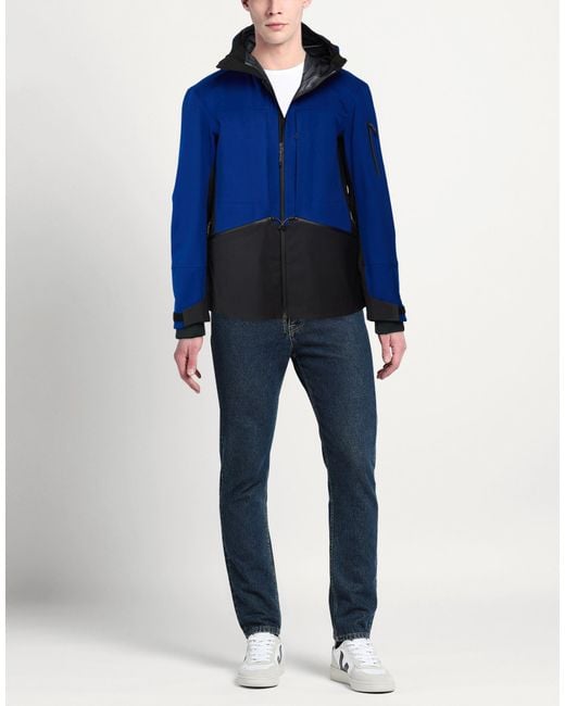 Sease Blue Jacket Wool, Cashmere, Bio Nylon for men