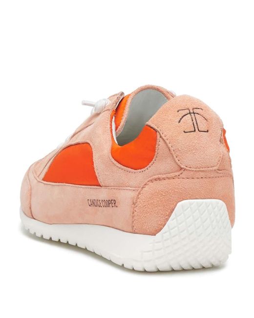 Candice Cooper Orange Sneakers