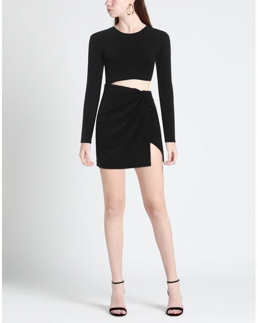 ANDAMANE Black Mini-Kleid