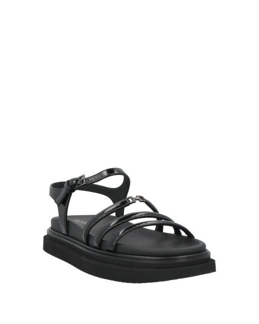 Hogan Black Sandals Leather