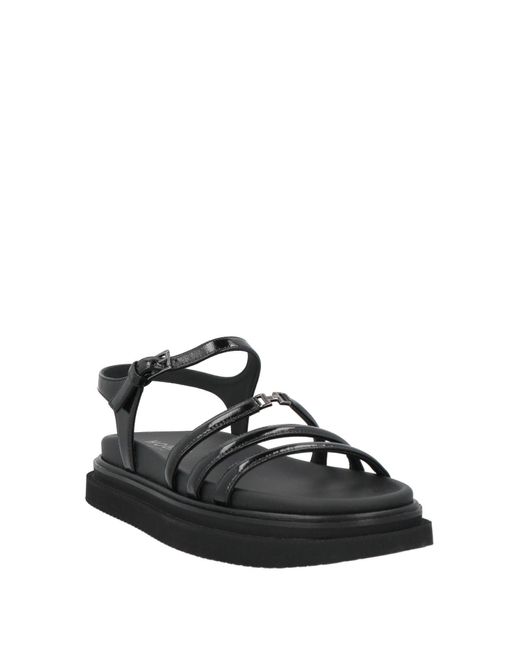 Hogan Black Sandals Leather
