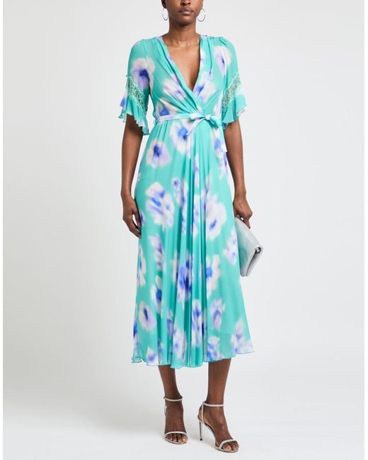 Blumarine Blue Midi Dress