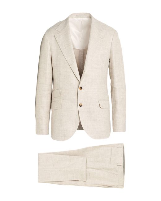 Brunello Cucinelli White Suit for men