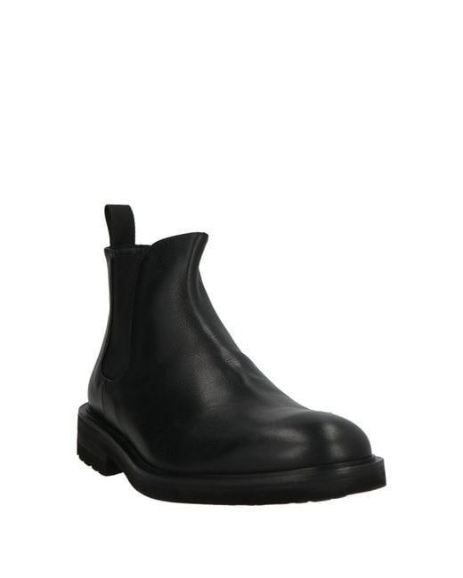 JEROLD WILTON Black Ankle Boots Leather for men