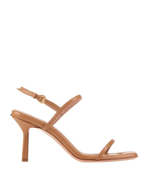 A.Bocca Pink Camel Sandals Leather