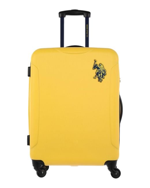 U.S. POLO ASSN. Yellow Wheeled Luggage