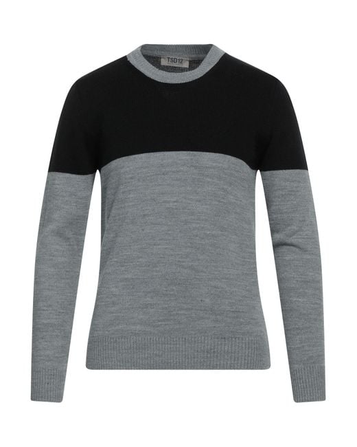 Tsd12 Black Jumper for men