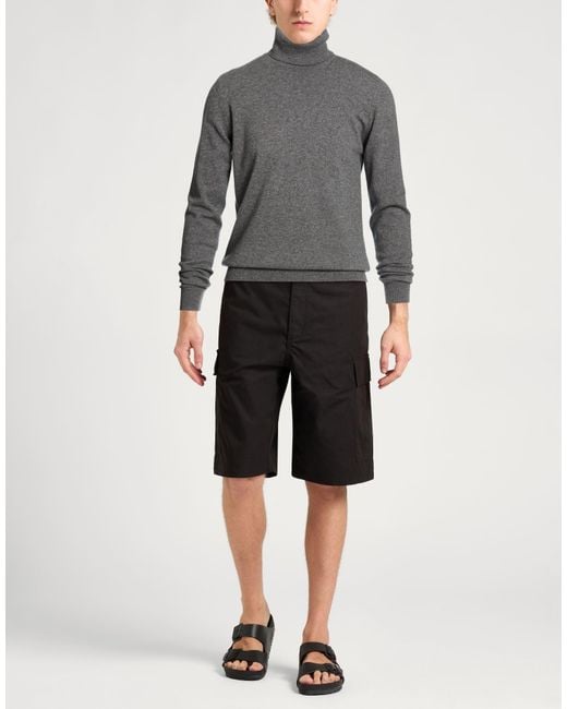 Alpha Studio Gray Turtleneck Cashmere for men