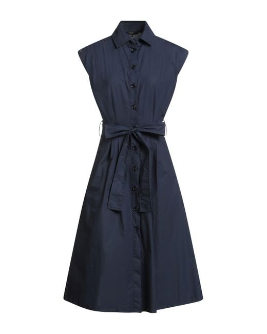 SEVENTY VENEZIA Blue Midi Dress