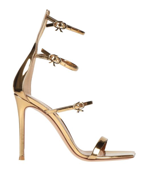 Gianvito Rossi Metallic Sandals