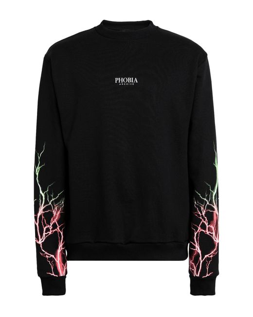 PHOBIA ARCHIVE Black Sweatshirt for men
