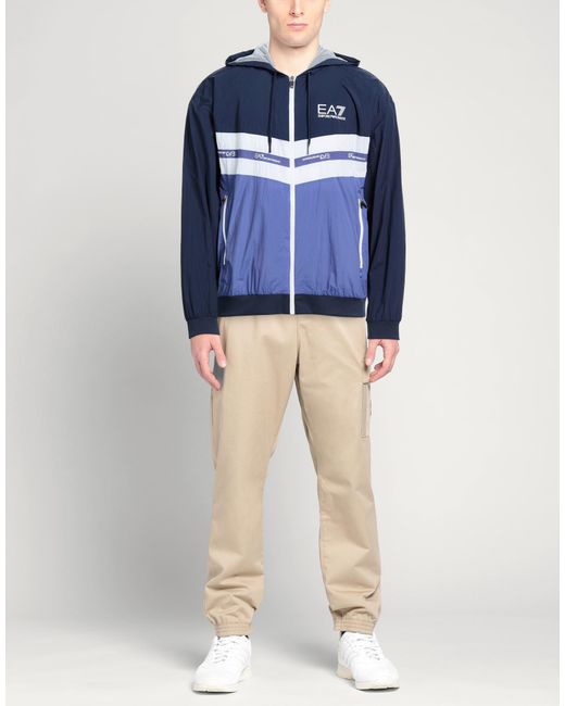 EA7 Blue Jackets for men