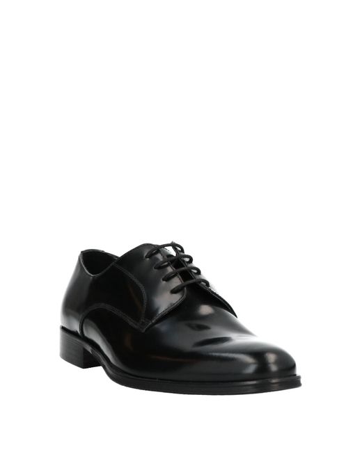 Angelo Nardelli Black Lace-up Shoes for men