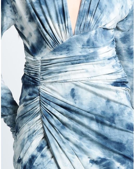 Alexandre Vauthier Blue Maxi Dress