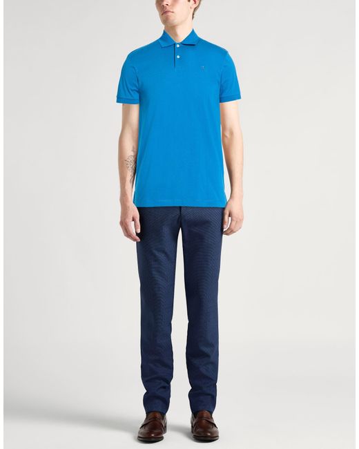 Polo Hackett de hombre de color Blue