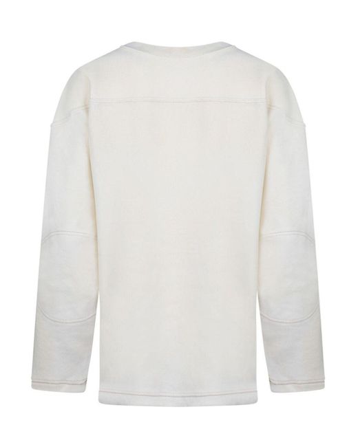 Maison Margiela White Sweatshirt
