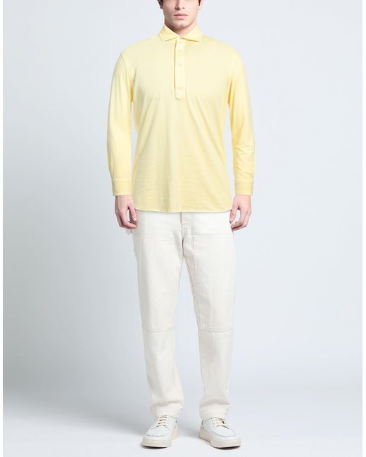FILIPPO DE LAURENTIIS Poloshirt in Yellow für Herren