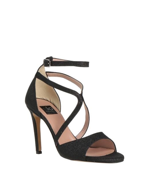 Islo Isabella Lorusso Black Sandals Textile Fibers
