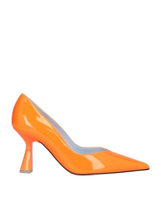 Chiara Ferragni Orange Pumps