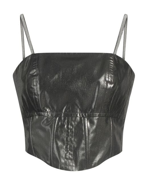 Peserico Black Top Cotton, Polyester