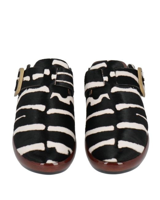 Tod's Black Mules & Clogs Leather