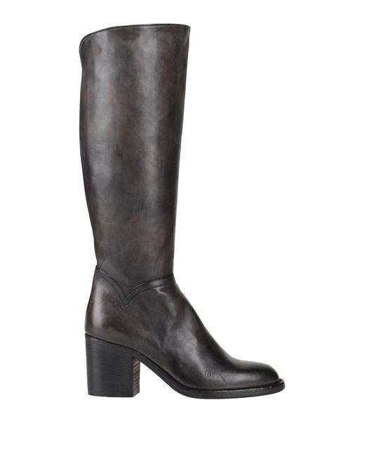 Pantanetti Brown Steel Boot Leather