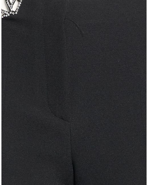 Blumarine Black Pants Polyester, Elastane