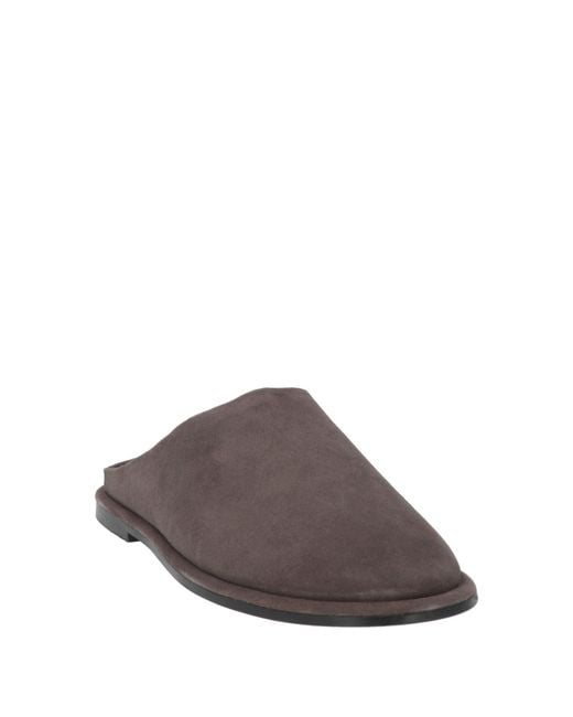 A.Emery Brown Mules & Clogs Leather
