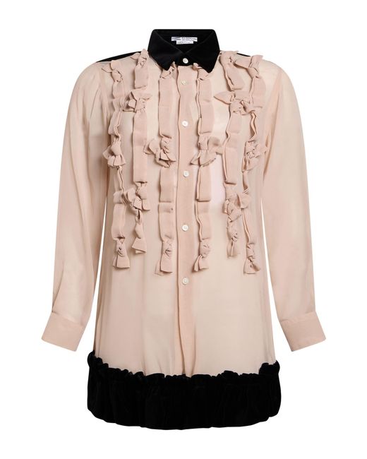 Comme des Garçons Pink Shirt Polyester, Cotton