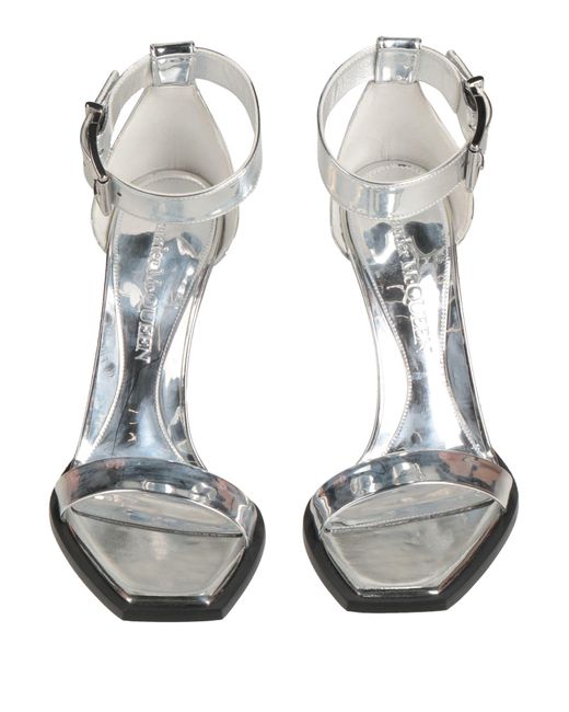 McQueen White Sandals