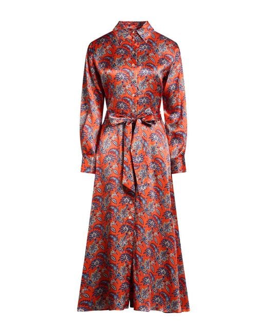 Really Wild Clothing Red Midi Dress
