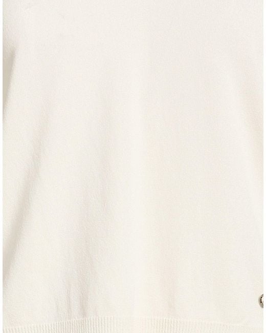 Please White Ivory Sweater Viscose, Polyamide