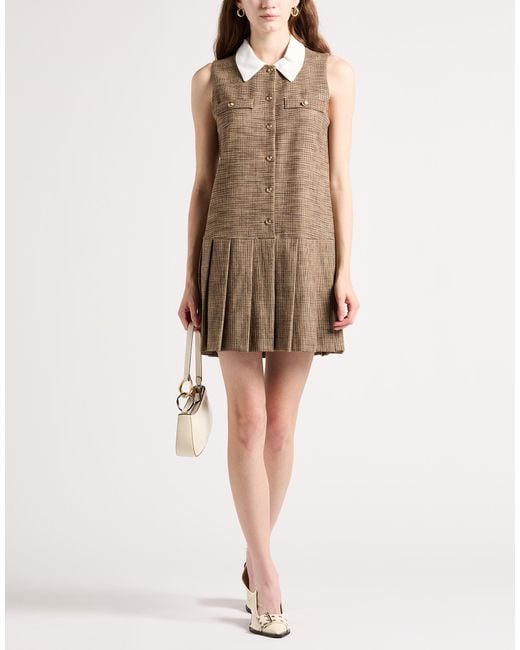 Sandro Brown Mini Dress
