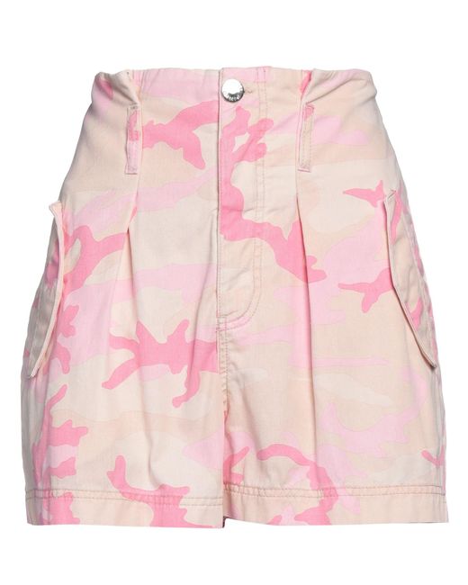 Pinko Pink Light Shorts & Bermuda Shorts Cotton