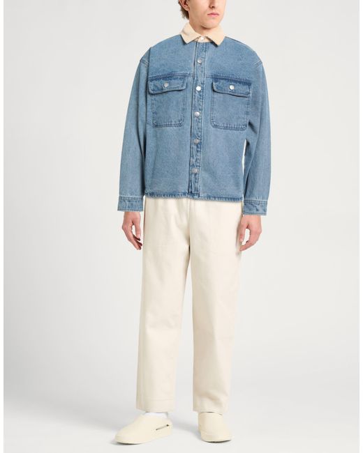 Obey Blue Denim Outerwear for men