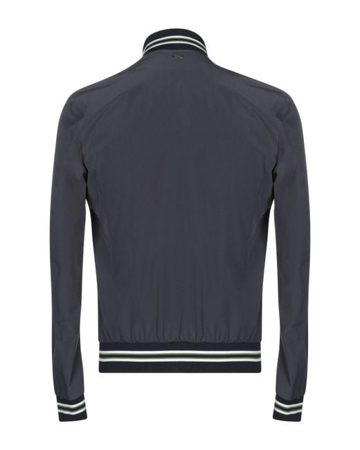 Herno Blue Midnight Jacket Polyamide, Elastane for men